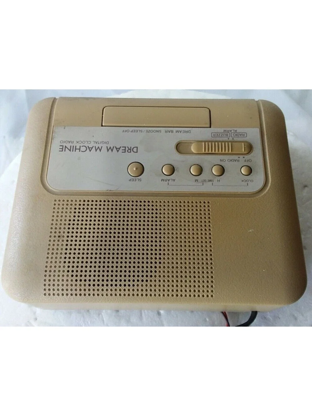Sony Dream Machine ICF-C240 AM FM Alarm Clock Radio 1989 Vintage AC Tested Work